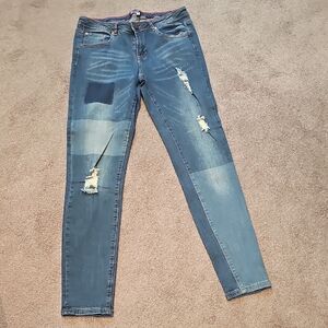Women's Distressed Blue Jeans size 11